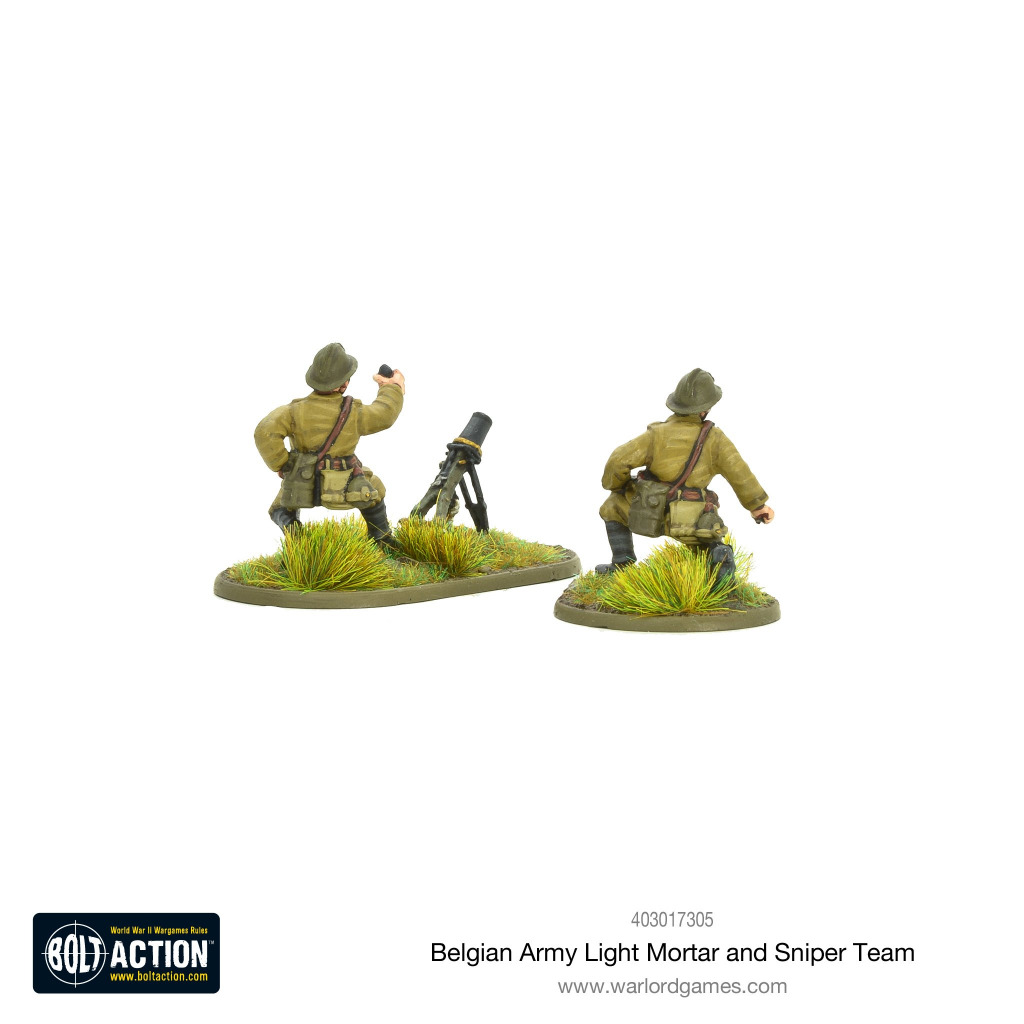 Belgian Army light mortar & sniper teams 4