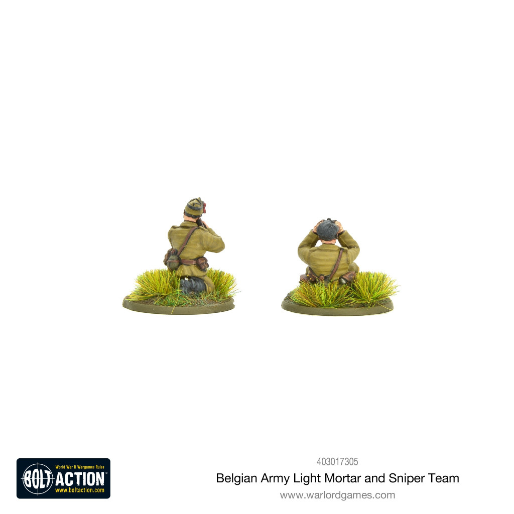 Belgian Army light mortar & sniper teams 8