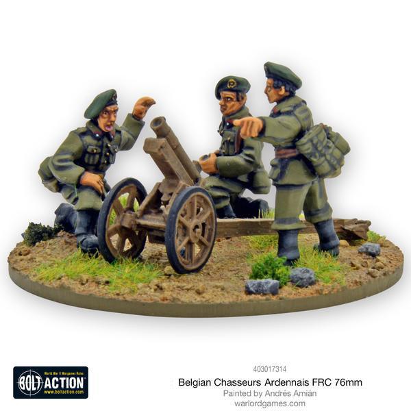 Belgian Chasseurs Ardennais FRC 76mm infantry gun 2