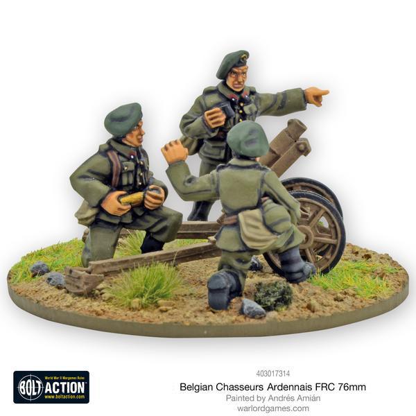 Belgian Chasseurs Ardennais FRC 76mm infantry gun 3