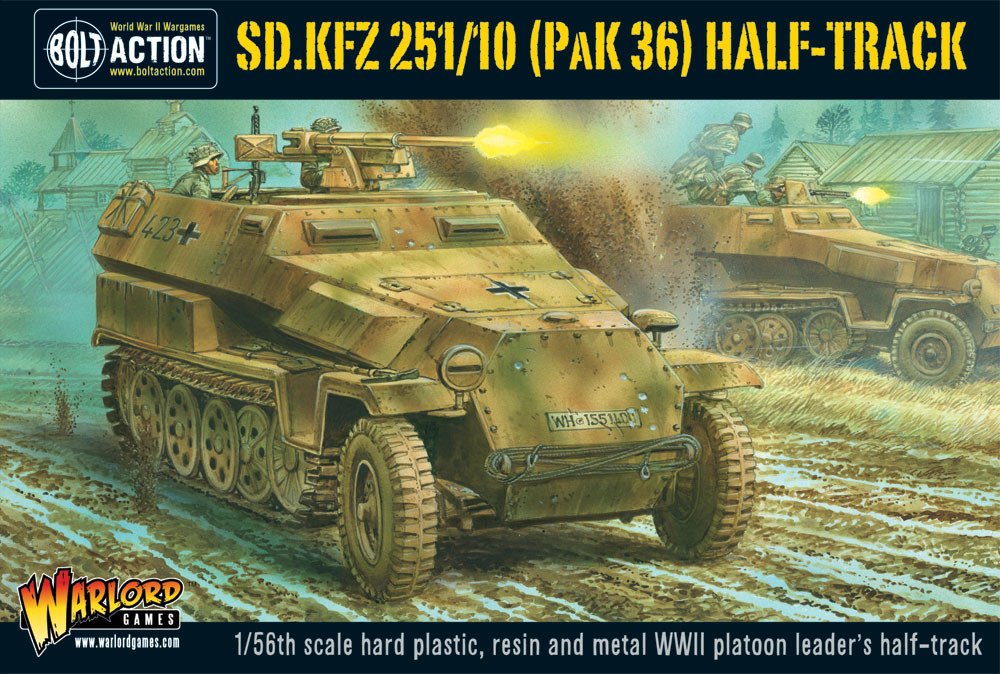 German Sd.Kfz 251/10 Ausf D Half Track (Pak 36) 1