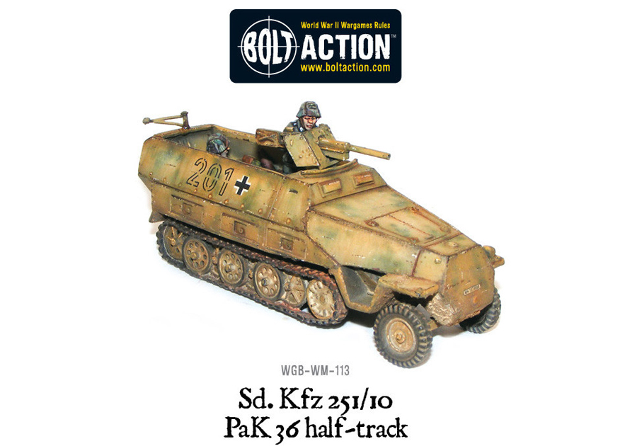 German Sd.Kfz 251/10 Ausf D Half Track (Pak 36) 2