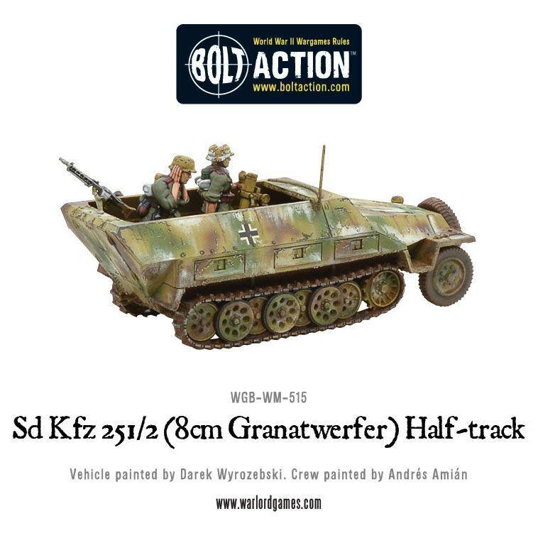 German Sd.Kfz 251/2 Ausf D Half Track Half Track "Granatwerfer" 3