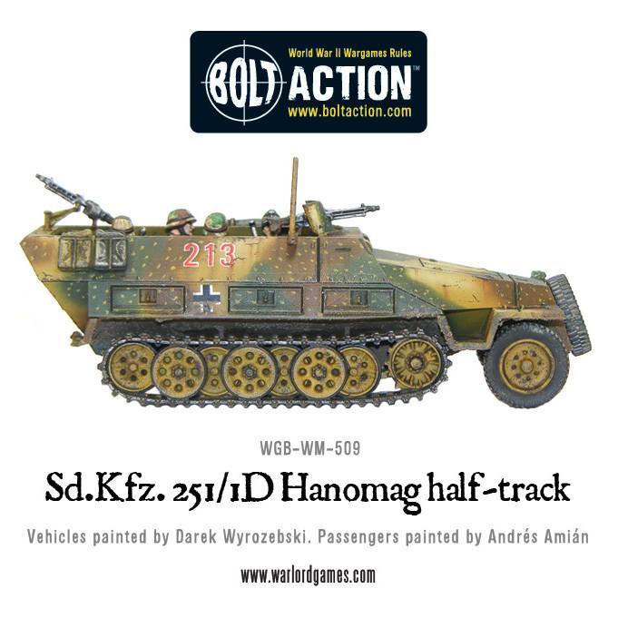 German Sd.Kfz 251/1 Ausf D Half Track (Late-War) "Hanomag" 4