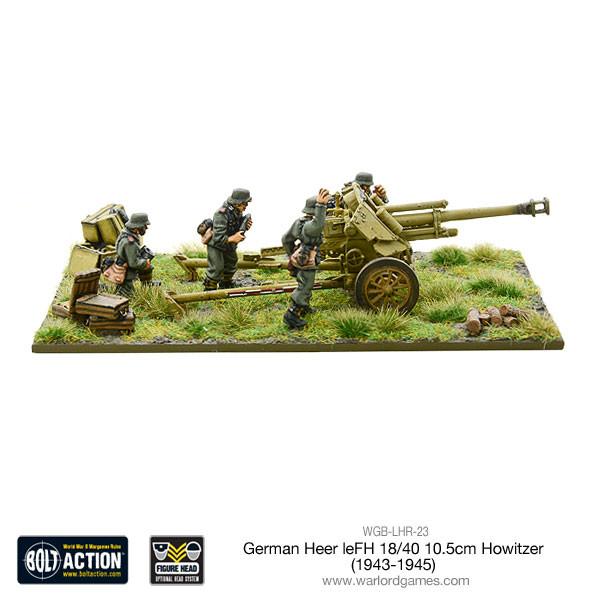 German Heer leFH 18/40 10.5cm Howitzer (1943-45) 2