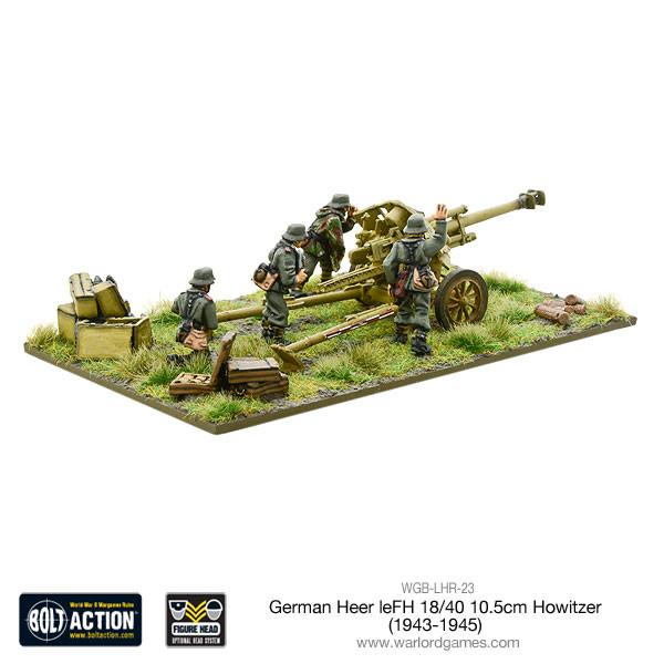 German Heer leFH 18/40 10.5cm Howitzer (1943-45) 3