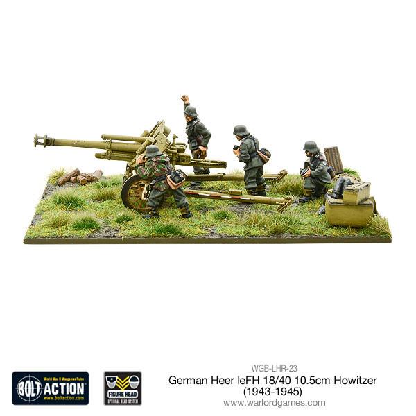 German Heer leFH 18/40 10.5cm Howitzer (1943-45) 5