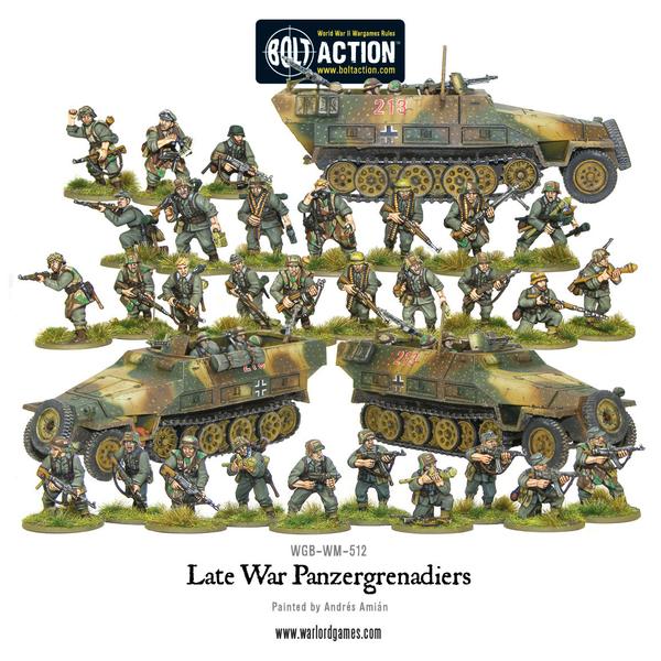 Late War Panzergrenadiers (30+ 3 Hanomags) 2
