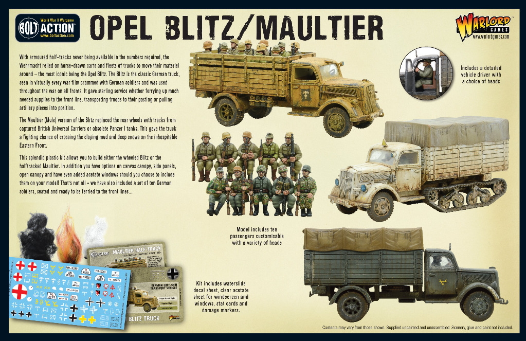 German Opel Blitz/Maultier Truck 14