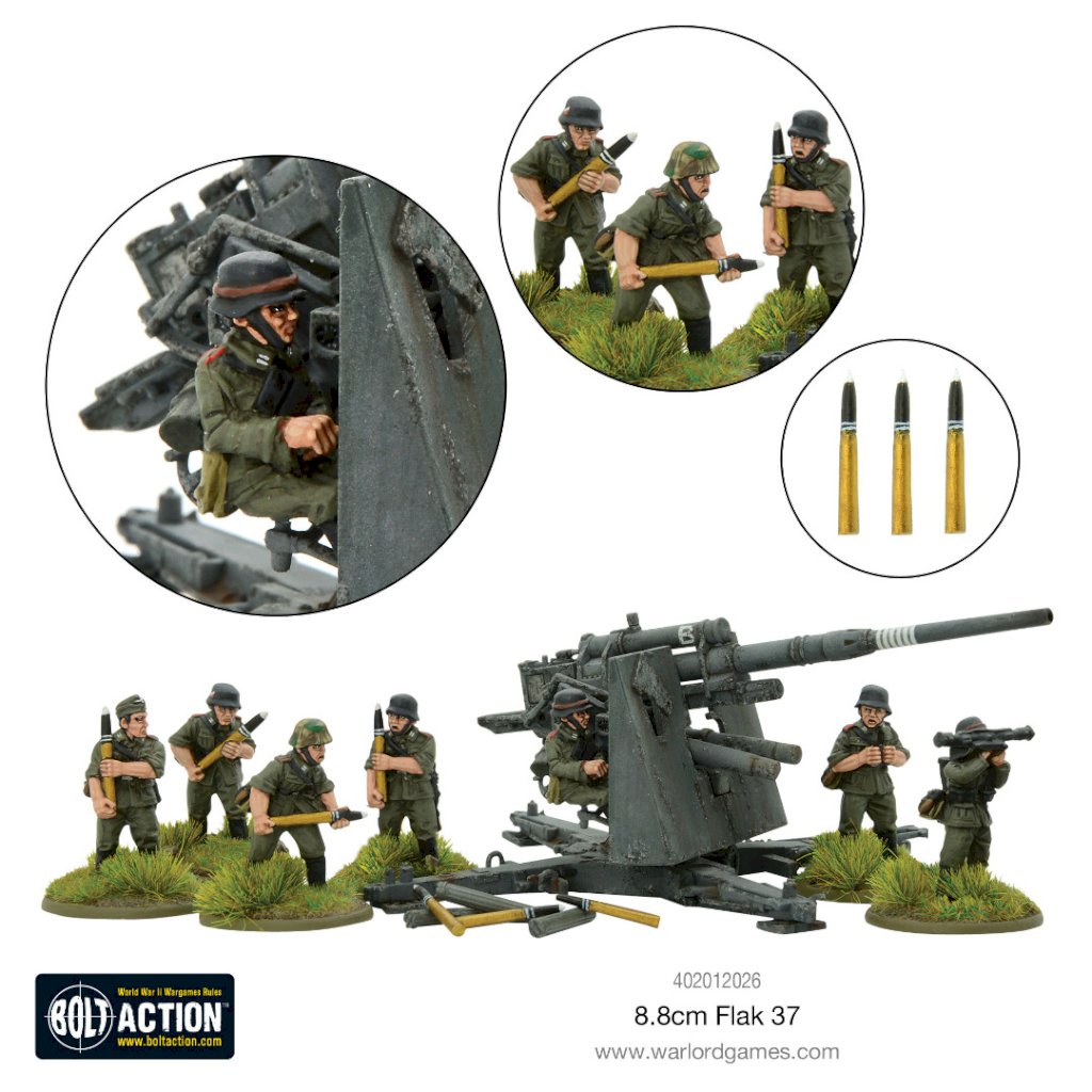German Army 8.8cm Flak 37 1