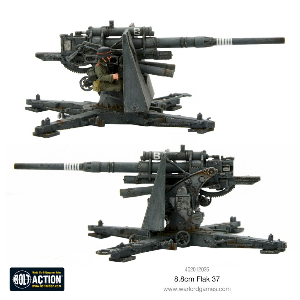German Army 8.8cm Flak 37 2