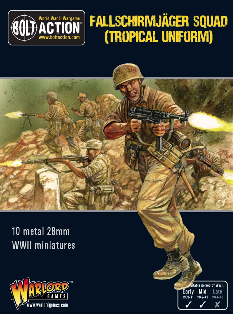 German Fallschirmjager in Tropical Uniform Squad 1