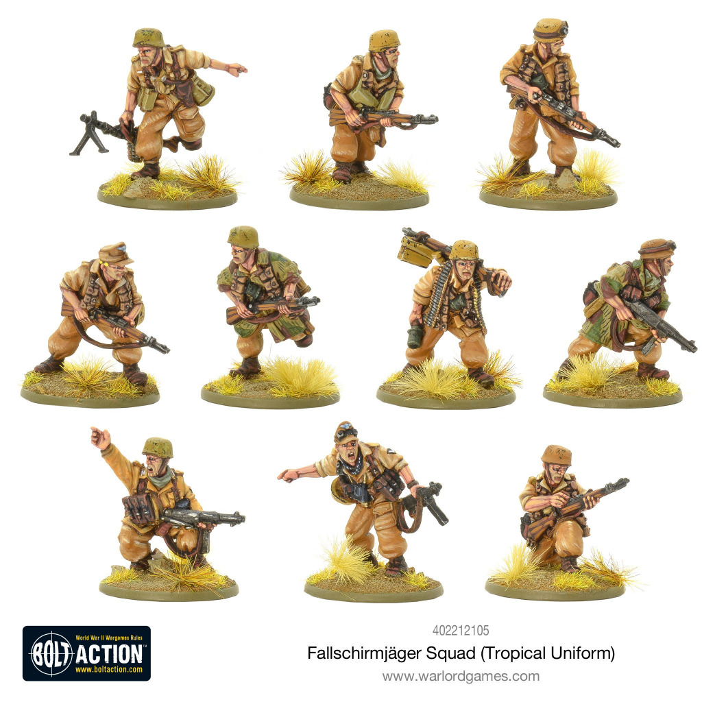 German Fallschirmjager in Tropical Uniform Squad 2
