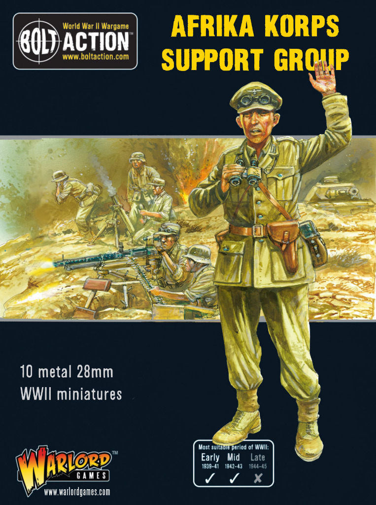 German Afrika Korps Support Group (HQ, Mortar & MMG) 1