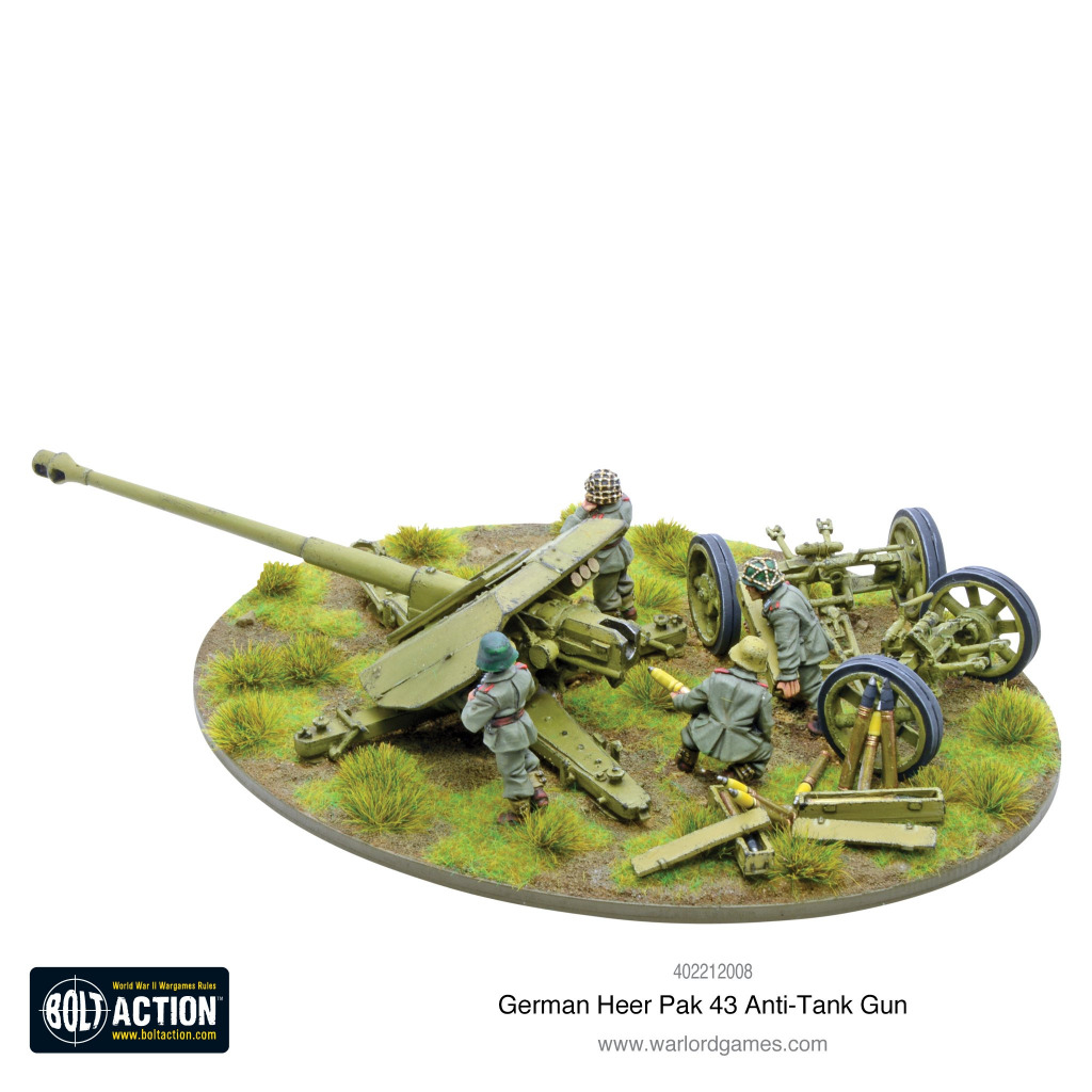 German Heer Pak 43 Anti-Tank Gun 4