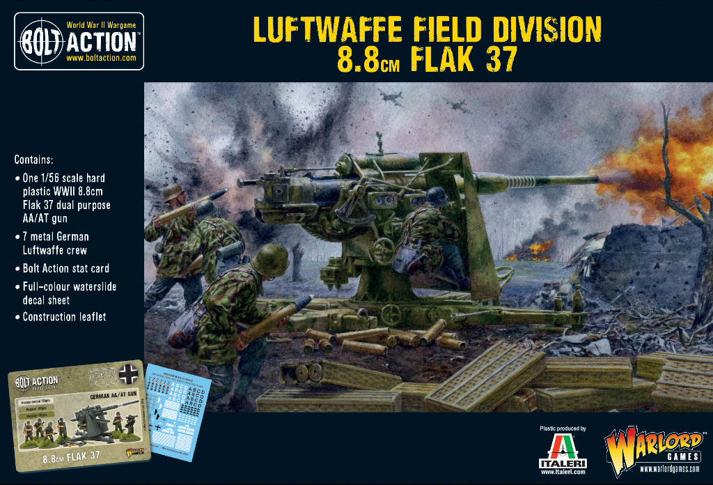 German Luftwaffe Field Division 8.8 cm Flak 37 1