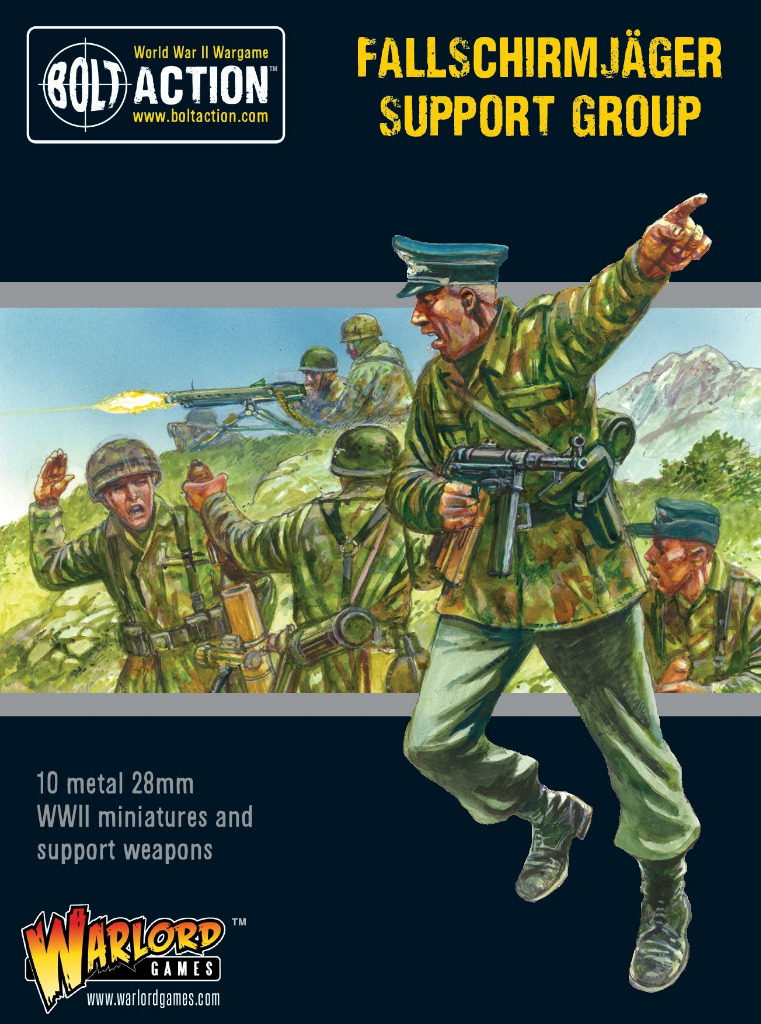 German Fallschirmj�ger Support Group (HQ, Mortar & MMG) 1