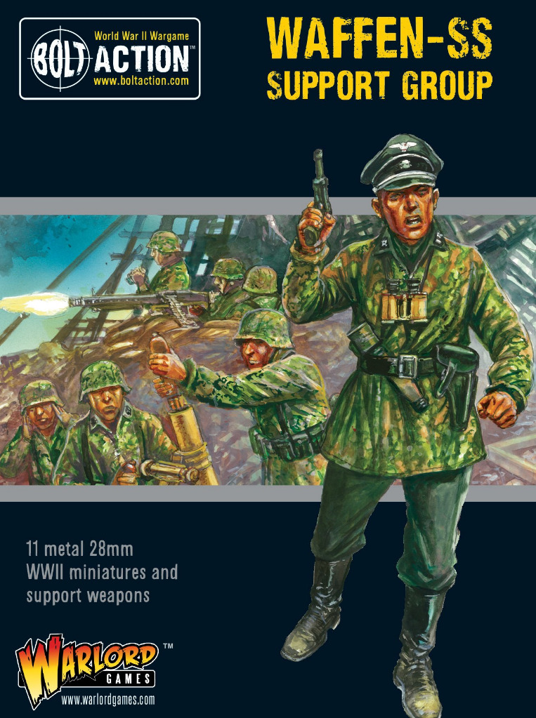 German Waffen SS Support Group (HQ, Mortar & MMG) 1