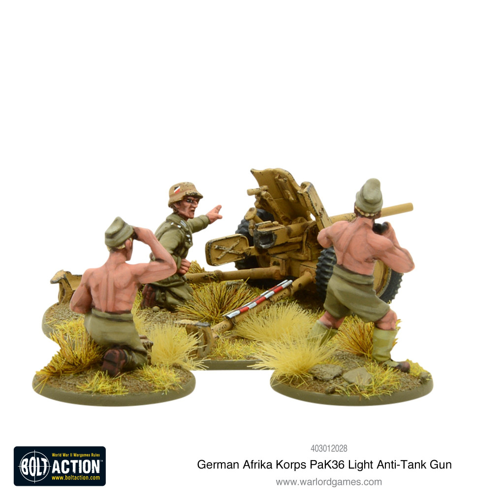 Afrika Korps Pak 36 light anti-tank gun 3