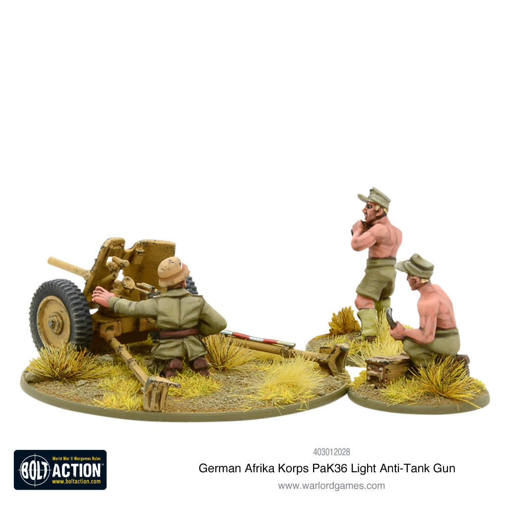 Afrika Korps Pak 36 light anti-tank gun 4