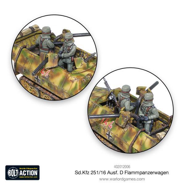 German Sd.Kfz 251/16 Ausf D Half Track"Flammpanzerwagen" 8