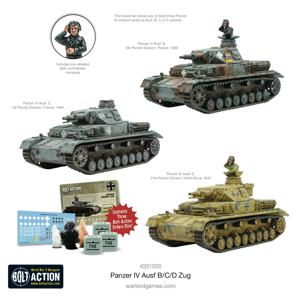 German Panzer IV Ausf. B/C/D Troop 1