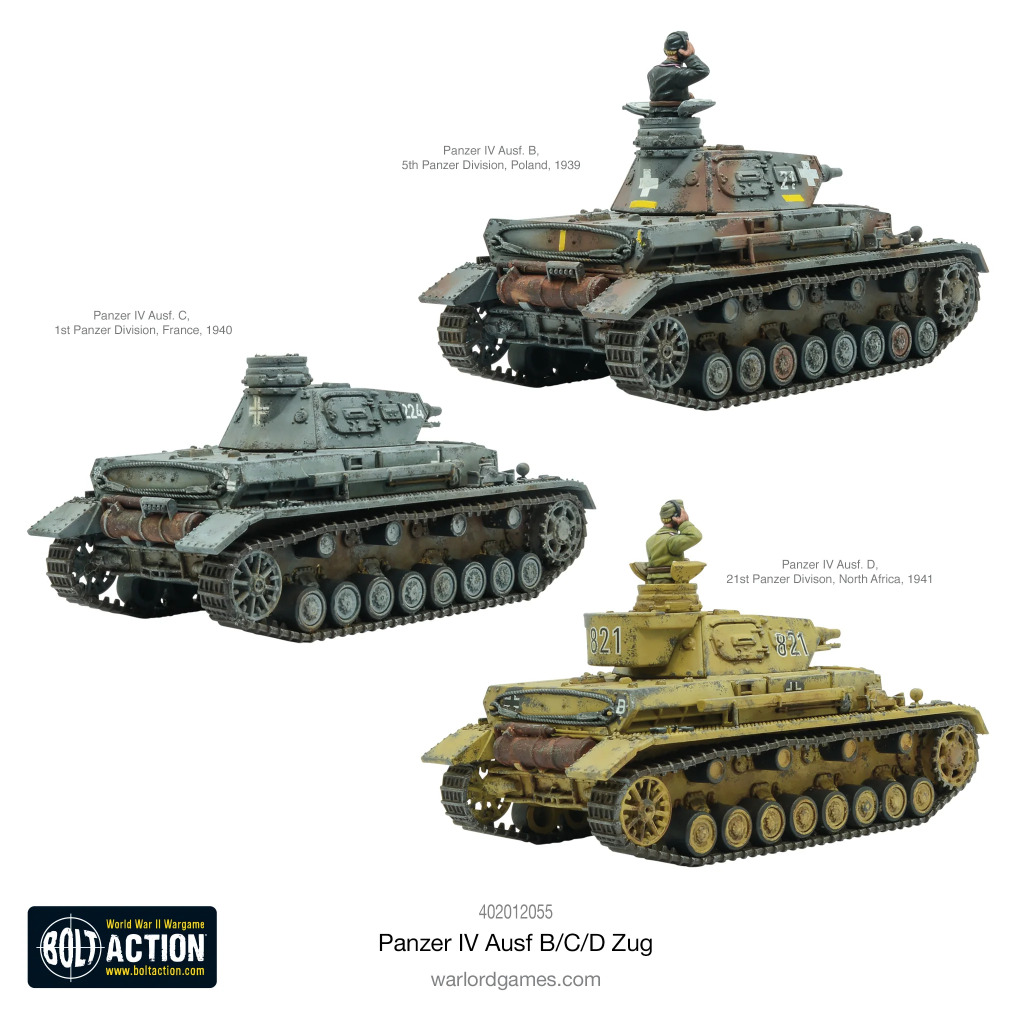 German Panzer IV Ausf. B/C/D Troop 3