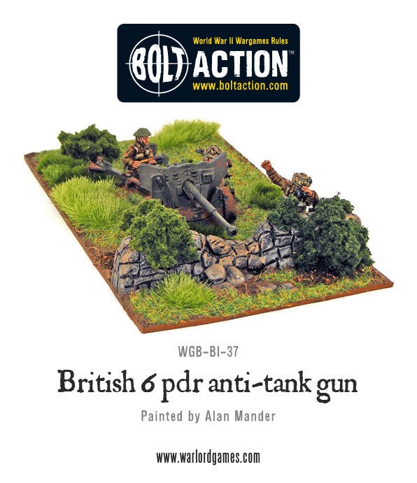British Army 6 Pounder Anti Tank Gun 1