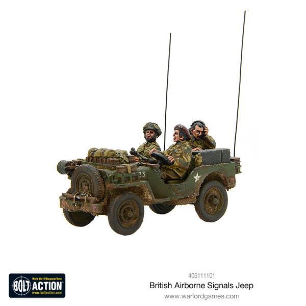 British Airborne Signals Jeep 1