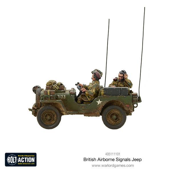British Airborne Signals Jeep 2