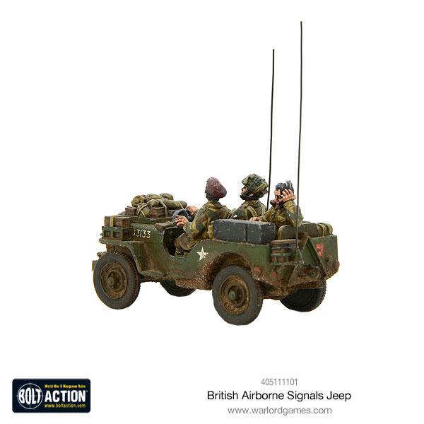 British Airborne Signals Jeep 3