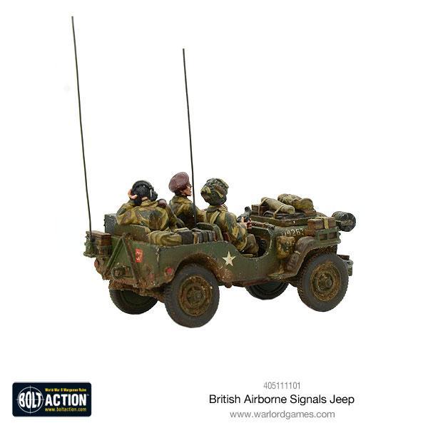 British Airborne Signals Jeep 4