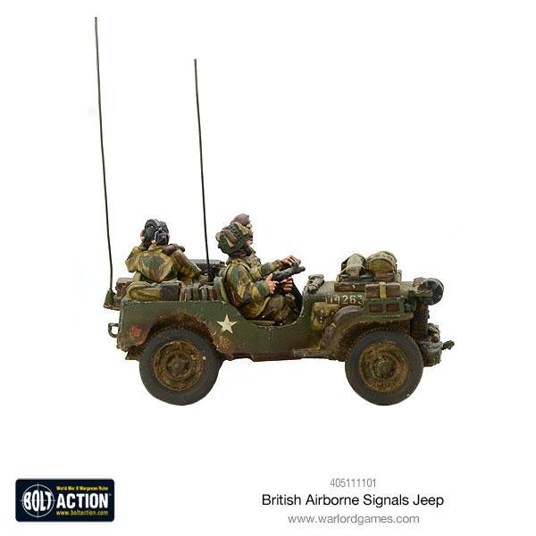 British Airborne Signals Jeep 5