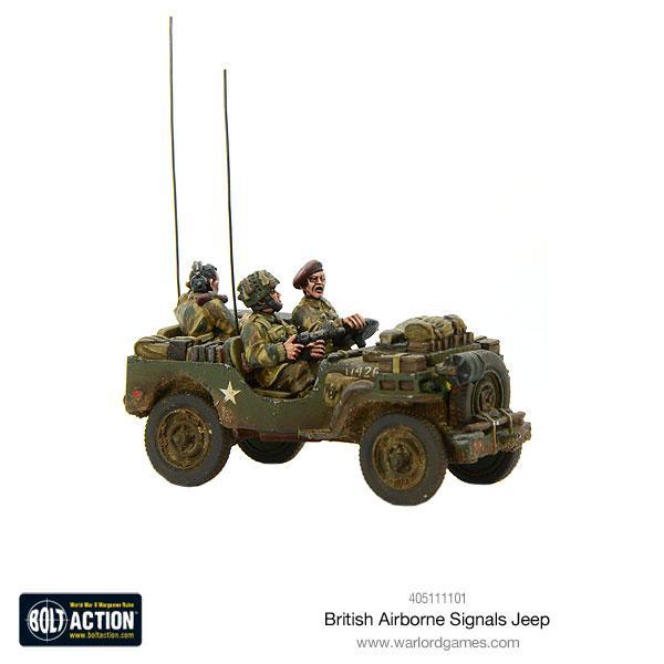 British Airborne Signals Jeep 6