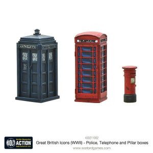 Great British Icons (WWII) - Police, Telephone and Pillar boxes 1