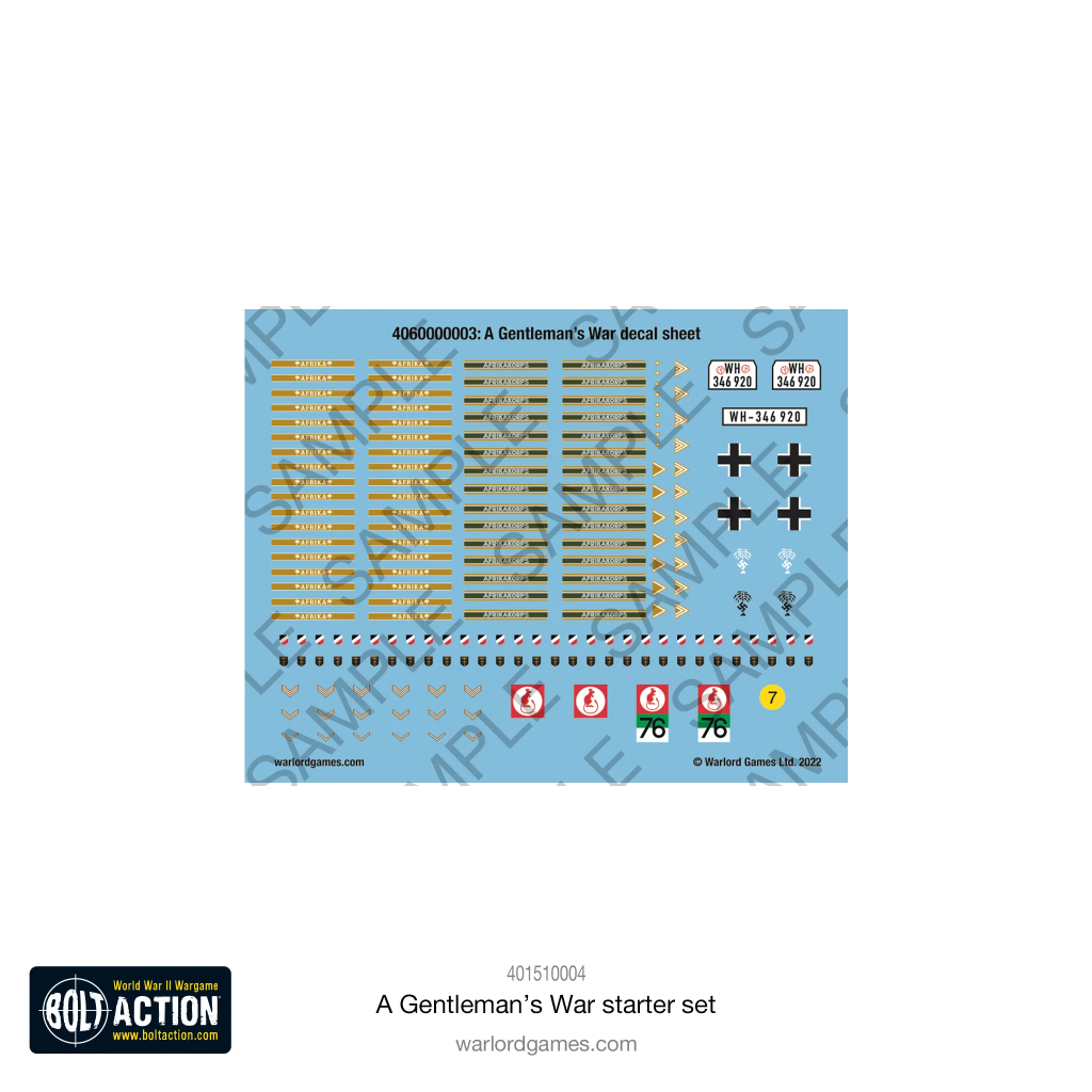 A Gentleman's War - Bolt Action Starter Set 8