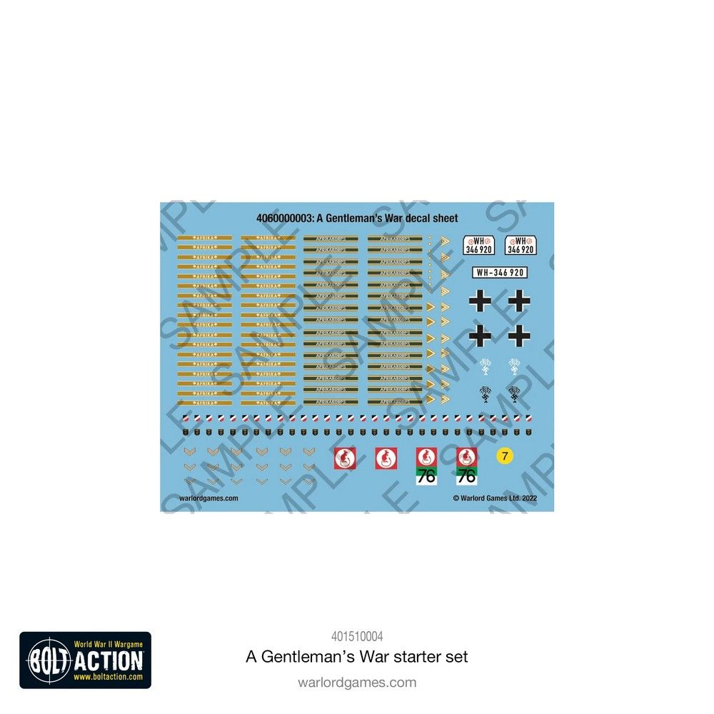 A Gentleman's War - Bolt Action Starter Set 8