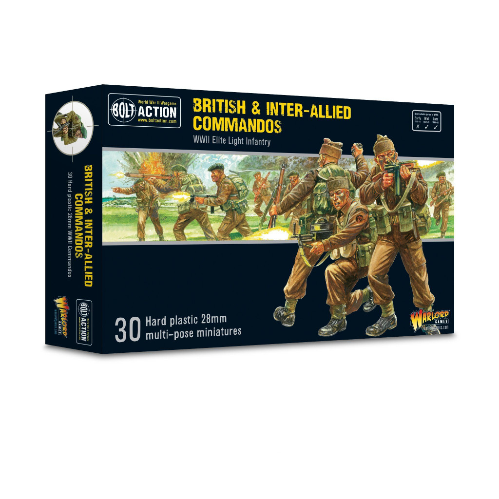 British & Inter-Allied Commandos Plastic Box Set 1