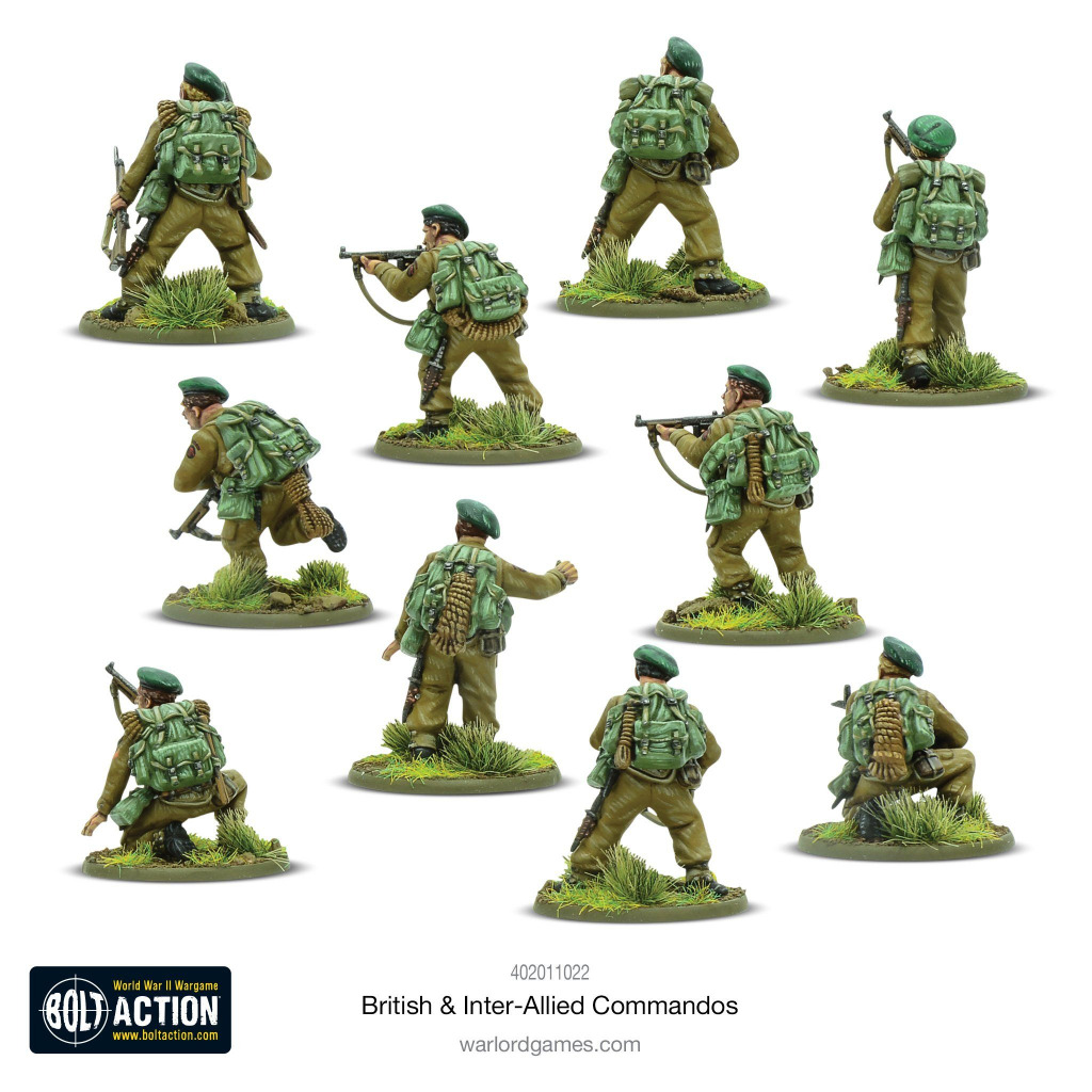 British & Inter-Allied Commandos Plastic Box Set 3