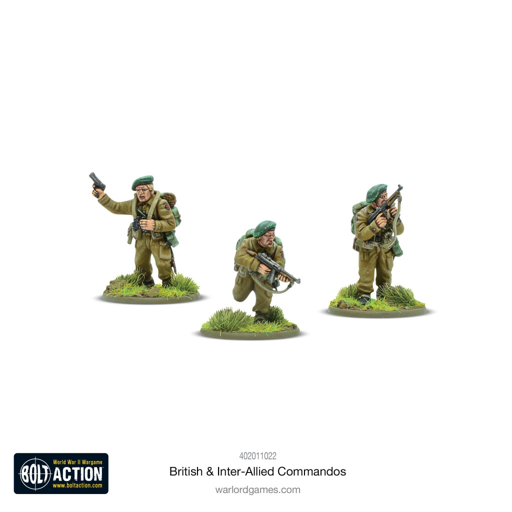 British & Inter-Allied Commandos Plastic Box Set 4