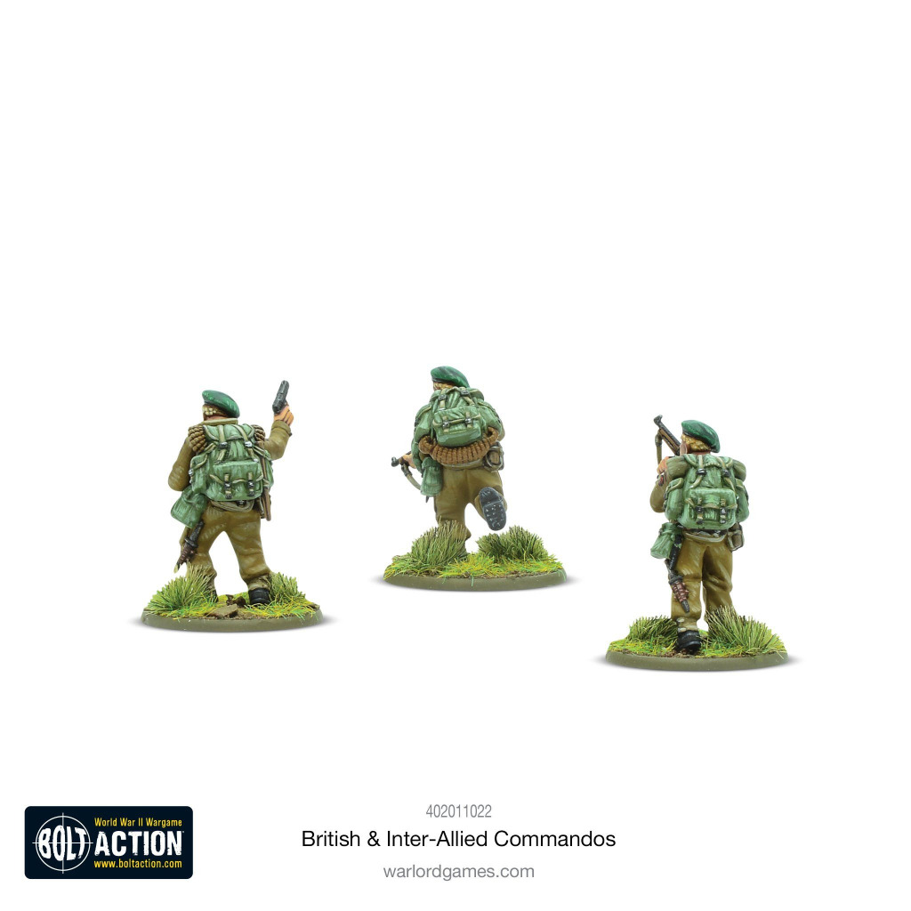 British & Inter-Allied Commandos Plastic Box Set 5