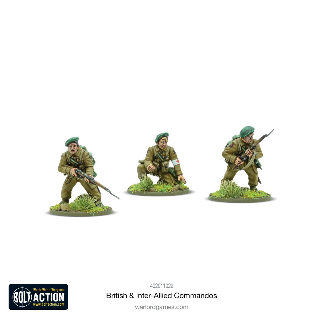 British & Inter-Allied Commandos Plastic Box Set 6