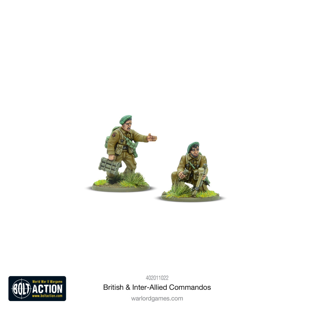 British & Inter-Allied Commandos Plastic Box Set 8