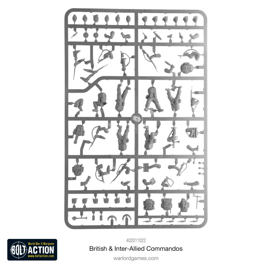 British & Inter-Allied Commandos Plastic Box Set 10