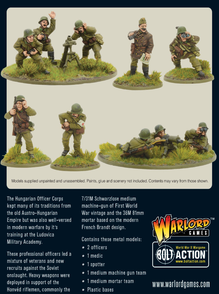 Hungarian Army Support Group (HQ, Mortar & MMG) 8