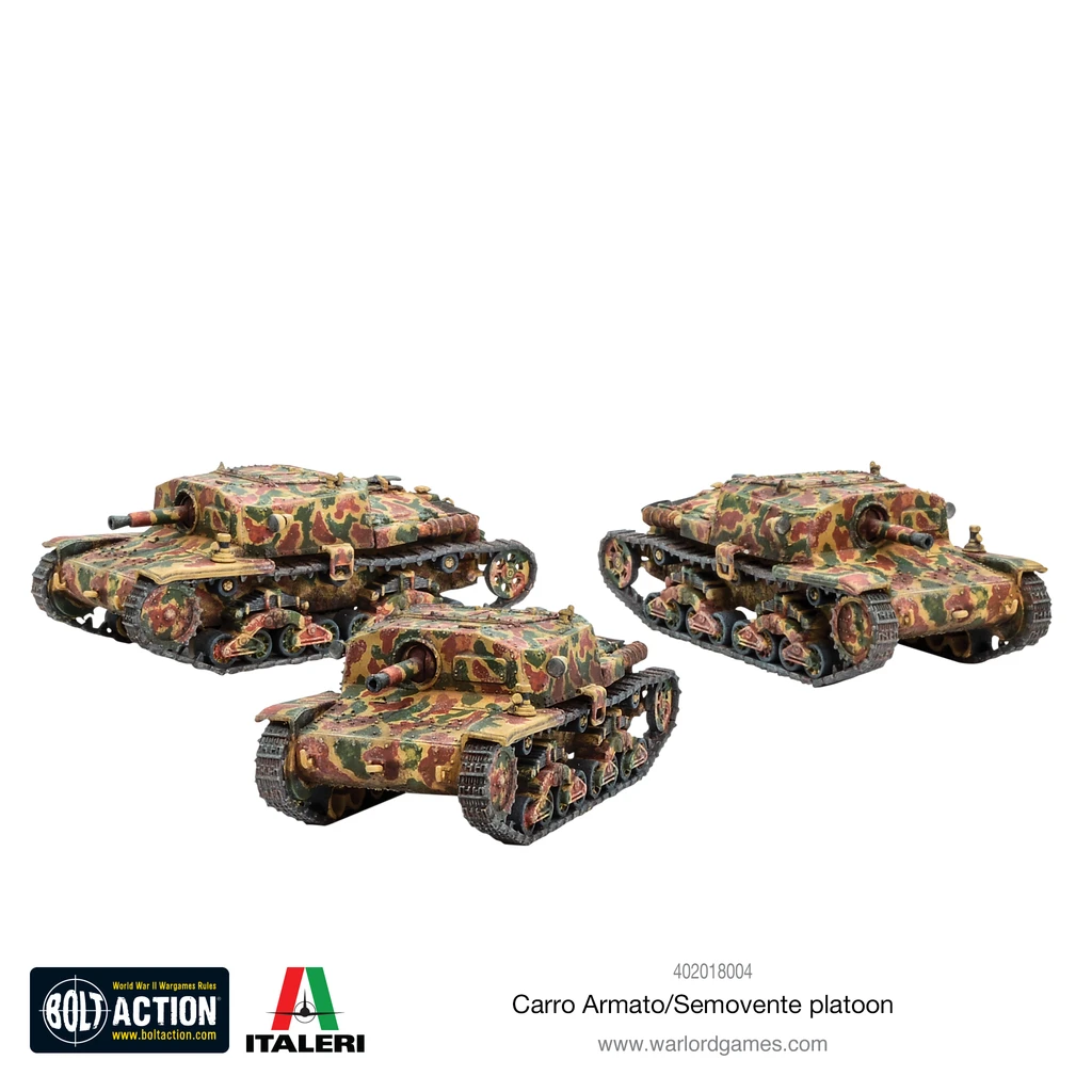 Italian Carro Armato & Semovente Platoon 3