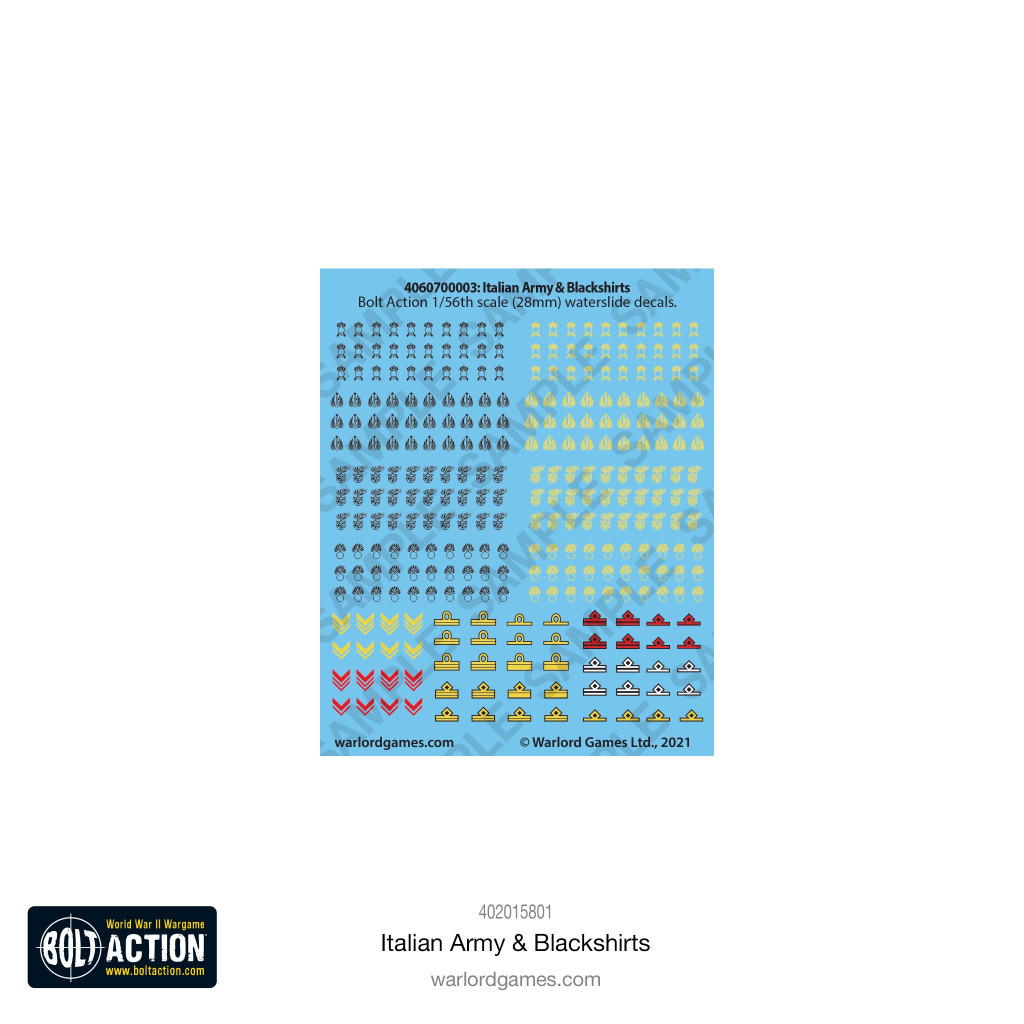 Italian Army & Blackshirts Infantry 5