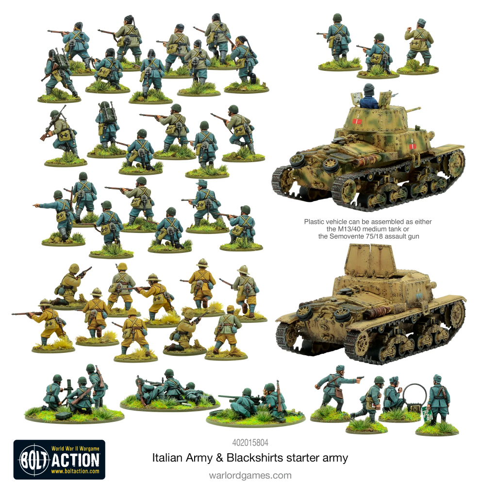 Italian Army & Blackshirts Starter Army 2