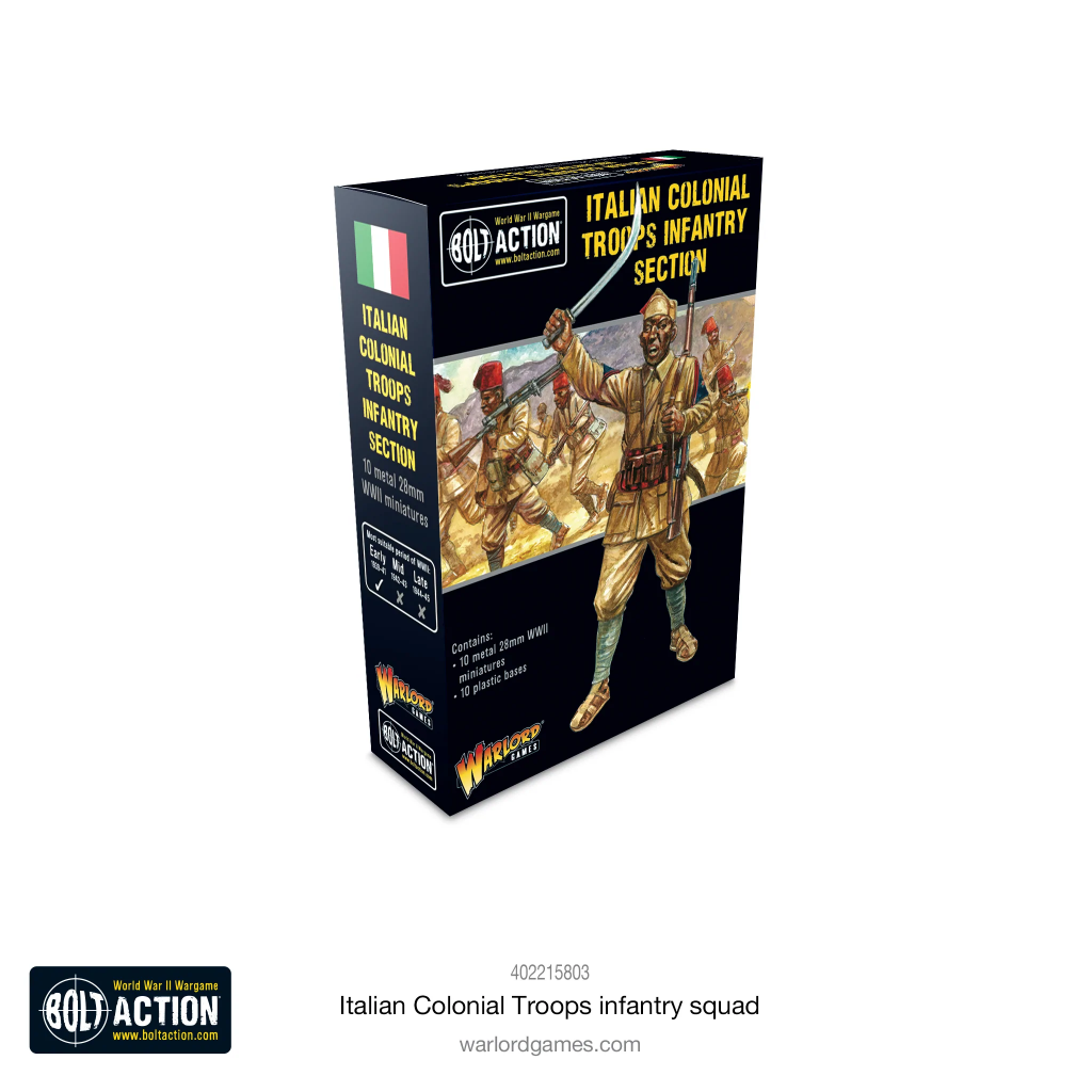 Italian Colonial Troops Infantry Squad 3