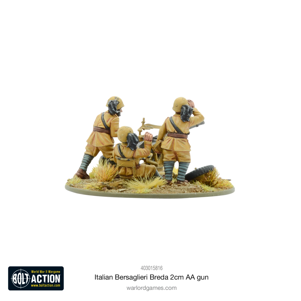 Italian Bersaglieri Breda 2cm Anti Aircraft Gun 3